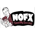 NOFX - Saved My Sex Life White Logo - Sticker / Decal