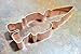Garden Gnome Cookie Cutter, 2 x 5.25 inches, Handcrafted Copper by The Fussy Pup