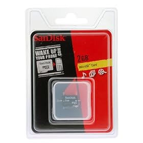 SanDisk 2GB microSD Memory Card for RIM BlackBerry 8900 Curve, 8350i Curve, Storm 9530, Pearl Flip 8220, 9000 Bold, 8110 Pearl, 8330 Curve, 8120 Pearl, 8130 Pearl, 8310 Curve, 8320 Curve, 8820, 8300 Curve, 8830, 8800 Smartphone