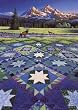 Rebecca Barker Delectable Mountains Quiltscapes Set of 6 Cards 5" x 7"