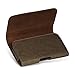For Apple iPhone 6 (4.7 '') BROWN DELUXE TEXTURE LEATHER CASE CARRYING POUCH HOLSTER with BUILT IN BELT LOOP , BELT CLIP + AIS cell phone Microfiber Cleaning Cloth (By All_Instore)