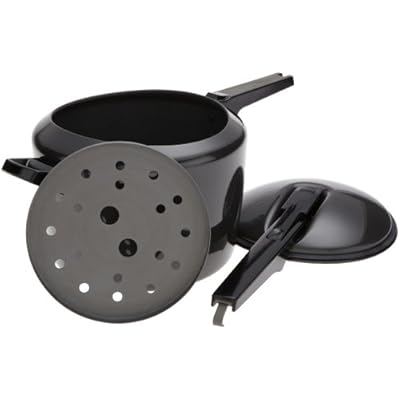 Hawkins Futura Hard Anodised Aluminum Pressure Cooker, 3 Litres, Black