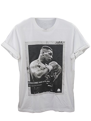 Actual Fact Mike Tyson Everyone Has A Plan Vintage Hip Hop White T-Shirt