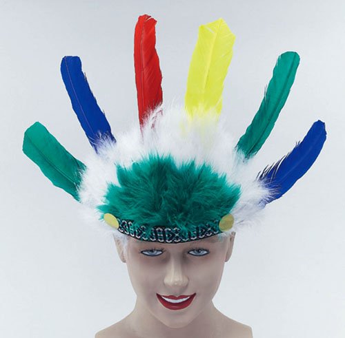 CHILD INDIAN HEADDRESS RED INDIAN CHIEF