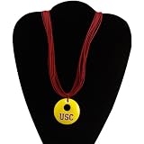 NCAA Dayna U USC Trojans Ladies Gold-Cardinal Multi-Strand Team Color Necklace