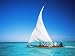 Outrigger Canoe with Sail on Indian Ocean, off Jambiani, Zanzibar, Tanzania, East Africa, Africa Photographic Poster Print by Lee Frost, 18x24
