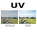 Polaroid Optics 43mm UV Filter | Protective Ultraviolet Filter Absorbs Haze, Improves Images & Shields Lens from Atmospheric Damage | Slim Multi-Coated Glass (PLFILUV43)
