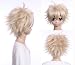Cosplayland C920 - 30cm perruque raide courte dégradée blonde - Cosplay Amnesia Kent