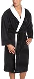 Apparel : Nautica Men's Terry Velour Solid Shawl Collar Robe With Free Neck Cushion