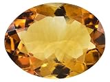 MIN 7.00CT 16X12MM OVAL MADEIRA CITRINE FROM BRAZIL