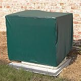 WeatherWrap Square Central Air Conditioner Cover, Charcoal by Brookstone