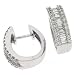 Jewelry : 14k White Hinged 1.1 Ct Diamond Earrings