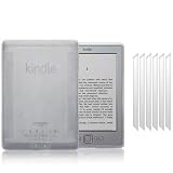 AMAZON KINDLE 4 CLEAR TPU GEL SKIN / CASE / COVER + 6-IN-1 SCREEN PROTECTOR PACK PART OF THE QUBITS ACCESSORIES RANGEby Qubits