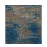 [4583] 9' x 12' BLUSTERED BLUE MUSLIN BACKGROUND