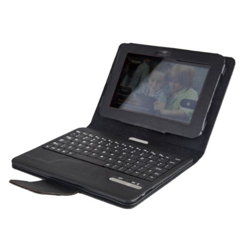 Détachable Etui en cuir de clavier de Bluetooth pour Kindle Fire HD 7 Tablet
