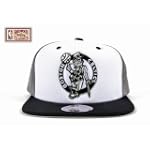 Boston Celtics Black / Grey Snapback Adjustable Plastic Snap Strap Back Hat $23.99