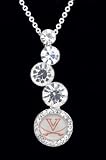 Journey Pendant Charm Medal with 18 Sterling Silver Chain University of Virginia Cavaliers