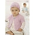 Sirdar 1900 - 4 Ply Baby Crochet Pattern - Cardigans