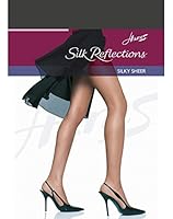 Hanes Women`s Set of 3 Silk Reflections Non-Control Top RT Pantyhose