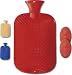 migraine8 - Classic CrossHatched Hot Water Bottle BLUE Made in