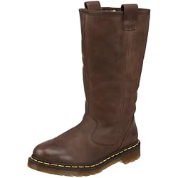 Dr. Martens JUNEY Polished Laredo 13418202, Damen Fashion Stiefel, Braun (DK BROWN), EU 37 (UK 4)