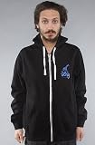 LRG The Team Coach Zip Up Hoody in Black hood ,Sweatshirts for Men
