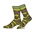 TeeHee Men's Fun and Fashion Crew Socks 10-Pair (Camouflage)