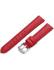Hadley-Roma Womens LSL739RQ 160 16-mm Red Genuine Lorica Leather Watch Strap