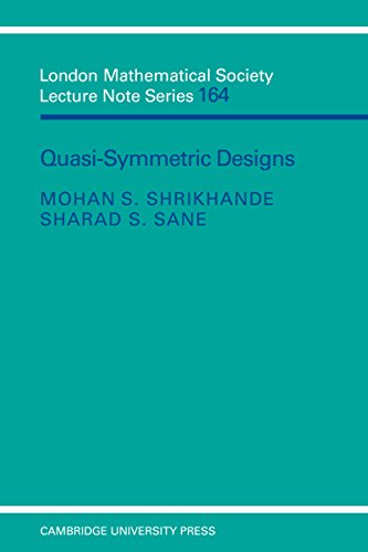 Quasi-symmetric Designs (London Mathematical Society Lecture Note Series)