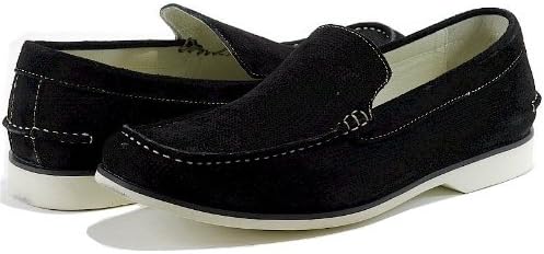 Kenneth Cole Men's Fashion Slip-On Santa Barb-Ra Loafer Shoes (10, Black)