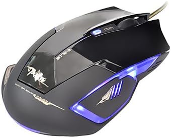 E-3LUE Ergonomic High-Precision 4-Mode DPI Shift LED USB 2.0 Gaming Mouse White