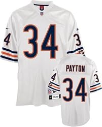 Reebok Chicago Bears Walter Payton Premier Throwback White Jersey