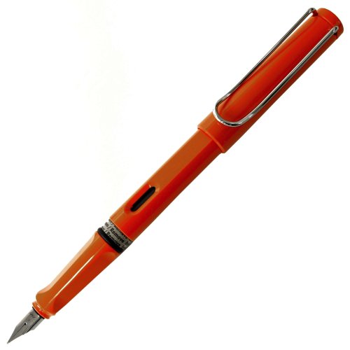 LAMY/ラミー 2009限定色 サファリ 万年筆(細字・F)【オレンジ】 VT21211