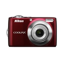 Nikon Coolpix L22 12.0 MP Digital Camera with 3.6x Optical Zoom and 3.0-Inch LCD (Red-primary)