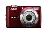Nikon Coolpix L22 12.0 MP Digital Camera with 3.6x Optical Zoom and 3.0-Inch LCD (Red-primary)