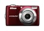 Nikon Coolpix L22 12.0MP Digital Camera with 3.6x Optical Zoom and 3.0-Inch LCD (Red-primary)