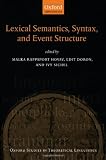 Syntax, Lexical Semantics, and Event Structure
