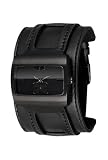 Vestal Men's SN032 Saint All Black Leather Watch