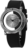Stuhrling Original Sniper Men's Quartz Watch with Black Dial Analogue Display and Black Rubber Strap 879.03