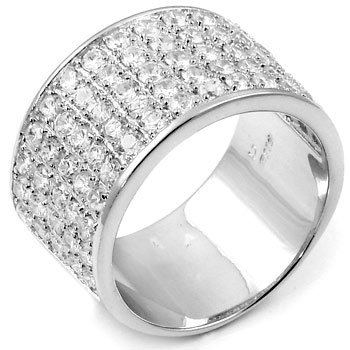Sterling Silver David Beckham Men's Championship CZ Ring