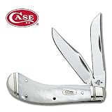 Case Folding Knife Mother of Pearl Saddlehorn