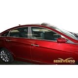 Sunroof Wind Deflector compatible with Hyundai Sonata 2009 2010 2011 Clip-On by Benevento