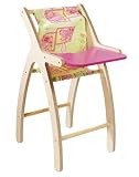 JB Bois – L’univers des poupées – Chaise haute en bois contemporaine