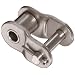 Morse 50NP O/L Nickel Plated Roller Chain Link, ANSI 50, 1 Strand, Steel, 5/8" Pitch, 0.4" Roller Diamter, 3/8" Roller Width, 3700lbs Average Tensile Strength