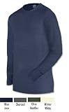 Duofold Originals - Men's Long Sleeve Crew 400A M in Olive Heather