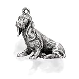Sterling Silver Basset Hound Charm