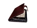 Navitech Brown Genuine Napa Leather Flip Open 6 Inch Book Style Carry Case / Cover for the Sony PRS T1 Touch e-reader device