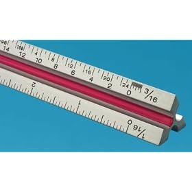 Alvin TA12 Scale-triangular alum.12 Arch