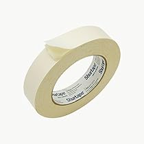 Shurtape DF-65 Double Faced Flat Paper Tape: 1 in. x 36 yds. (Natural)
