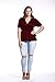 Dilanni Women V-neck Short Sleeve High Waist Top with Front Shirring